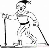 Wintersport Skilanglauf Narty Sciatore Kolorowanki Kleurplaat Ausmalbild Scia Kolorowanka Uomo Disegno Dzieci Snowboard Skiing Malbilder Malvorlagen sketch template