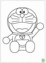 Coloring Dinokids Doraemon Close sketch template