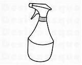 Spray Bottle Drawing Cleaning Clipartmag sketch template