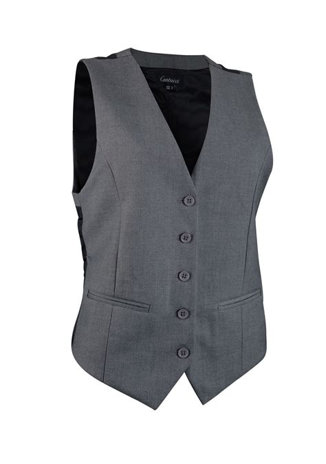 gray womens vest womens uniform suit vest  medium gray cheap necktiescom