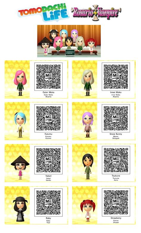 tomodachi life rosario vampire 3ds by linksliltri4ce