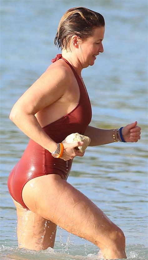 emma forbes in swimsuit at a beach in bbarbados hawtcelebs