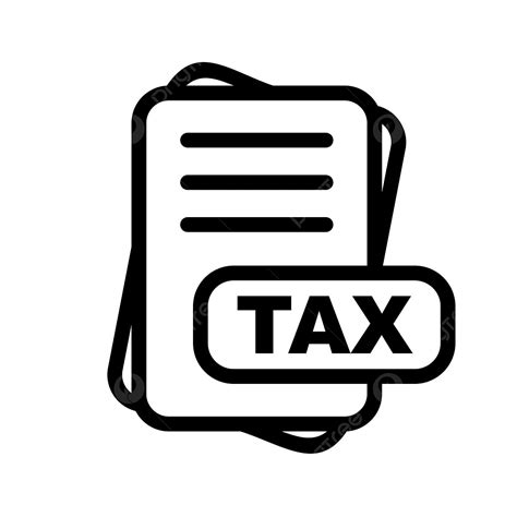 filing taxes clipart transparent background tax file format icon