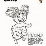Croods Coloring Bear Pages Owl Hellokids Pear sketch template