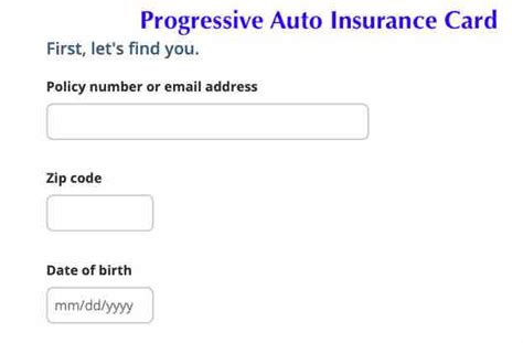 progressive auto insurance card auto loan calculator