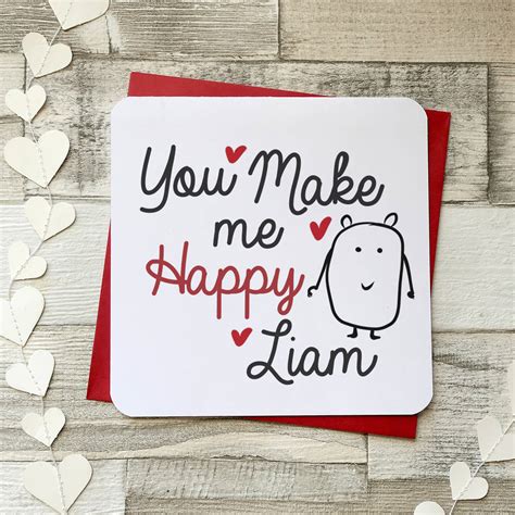 You Make Me So Happy Greeting Card By Parsy Card Co