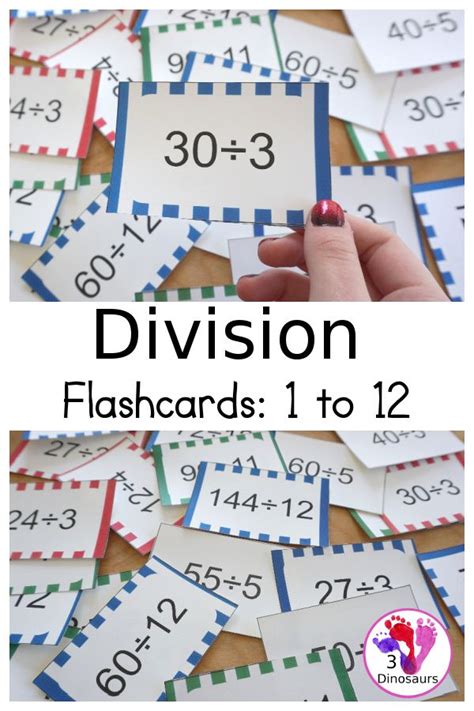 division flashcard printable division flash cards flashcards