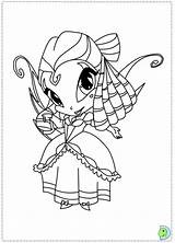 Coloring Pages Pixies Pixie Pop Dinokids Winx Club Hollow Color Print Getcolorings Comments Clipart Library Close Printable sketch template