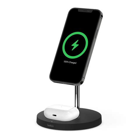 belkin announces stunning magsafe iphone  qi charging stand