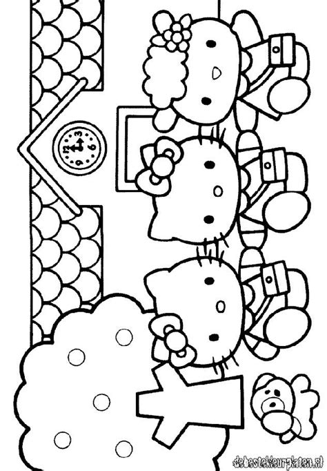 hellokitty  printable coloring pages