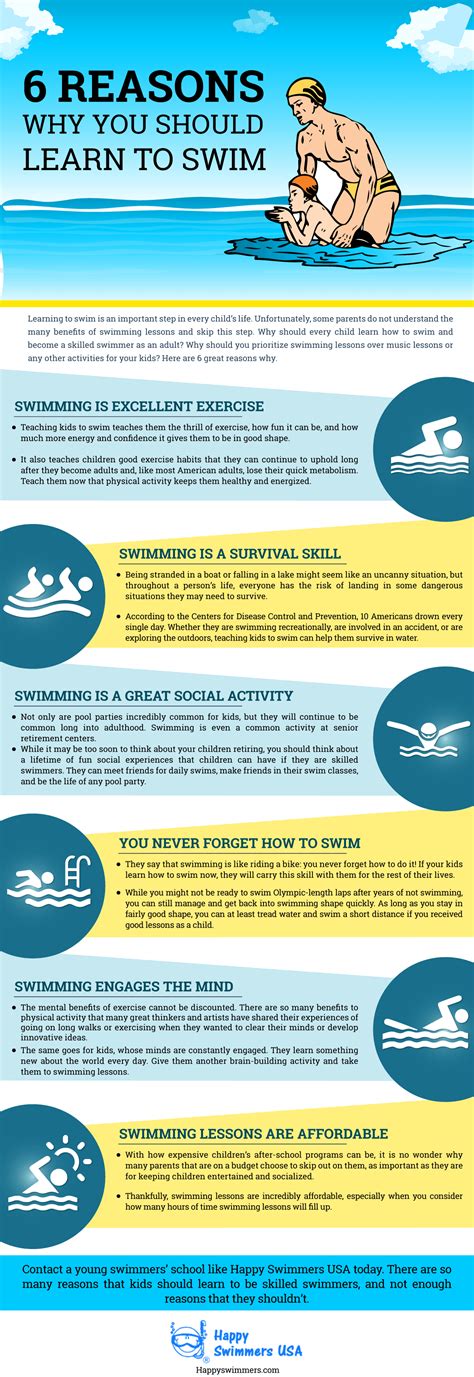 6 reasons why you should learn to swim