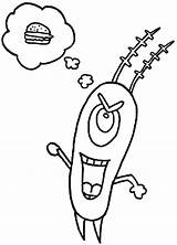 Plankton Spongebob Pages Coloring Template Library Clipart sketch template