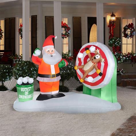 santa claus outdoor inflatables page  christmas wikii