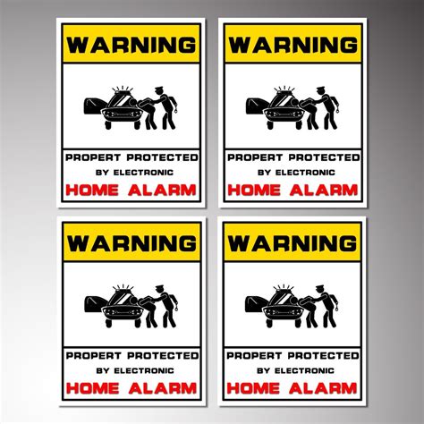 alarm stickers security signs brisbane cheap stickers australia