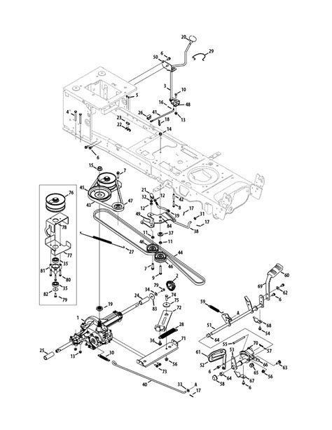 cub cadet ltx  transmission drive belt diagram