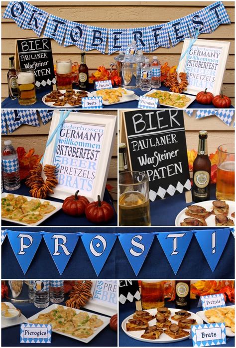 oktoberfest party decorations with free printables beer