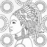 Coloring Pages Tribal Mandala Queen African Adult Afrique Adults Therapy Books Book Para Printable Colorir Colouring Color Choose Board Queens sketch template