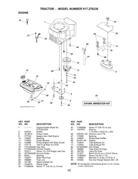 engine craftsman  user manual page