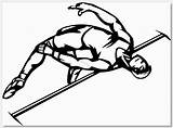 Track Field Clipart Drawing Clip Cliparts Walk Designs Book Logo Athletics Library Drawings Tack Sports Collection Coloring Pages Clipartix Lazer sketch template