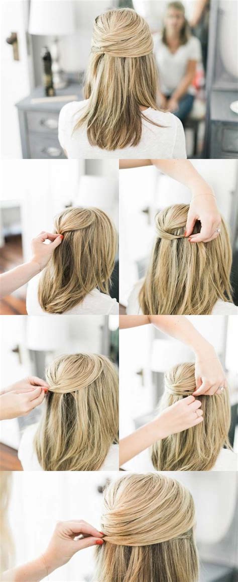 medium hair tutorials ideas  pinterest easy hair braids braids  medium hair