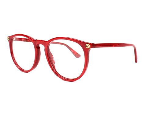 gucci eyeglasses gg 00270 004 red visionet