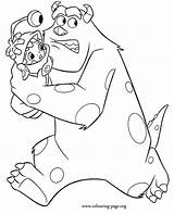 Monsters Boo Sully Sulley Totoro Escaping Sullivan Cda Printables Coloringhome Escapes Distracting sketch template
