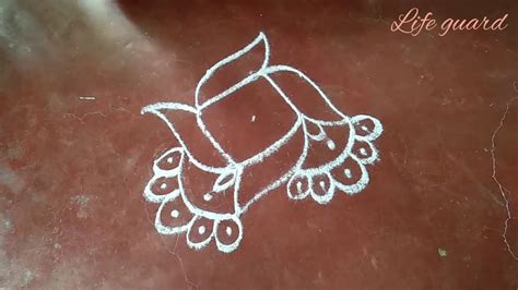 pulli simple easy kolam  dots  tamil daily rangoli small designs