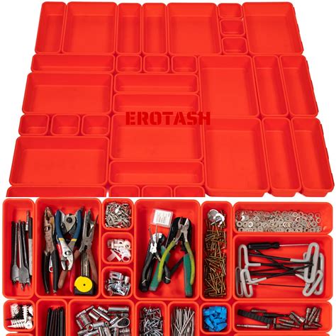 Buy Erotash 32 Pack Toolbox Drawer Organizer Tray Set For Rolling Tool