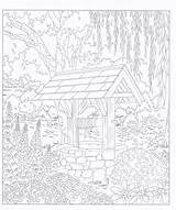 Coloring Pages Village Adult Book Colouring Life Doodle Books Country Rural Craft Coloriage Kids Paperback Choose Board sketch template