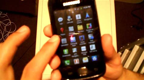 samsung galaxy gio gt sm android  gingerbread smartphone review  high definition youtube