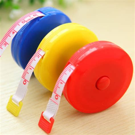 mini auto retractable tape measure centimeterinch ruler flexible candy color ruler