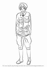 Hetalia Draw Axis Powers Finland Drawing Anime Step sketch template