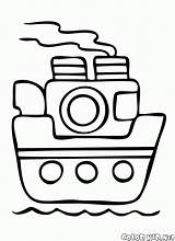 Battello Dzieci Kolorowanki Colorkid Vapore Steamboat Kolorowanka Dampfschiff Od Barco sketch template