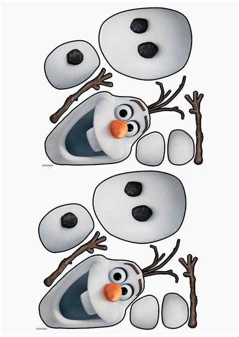 olafsnowmanfacetemplate snowman party snowman faces printable