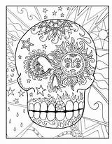 Coloring Pages Adults Dead Band Adult Skull Sugar Rock Candy Hard Printable Skulls Sheets Print Color Kids Colouring Books Downloadable sketch template