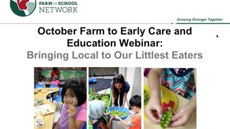 Webinar Archive Bringing Local To Our Littlest Eaters Youtube