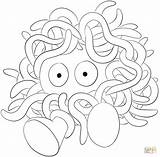 Pokemon Tangela Coloring Pages Printable Drawing Categories sketch template
