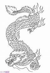 Japanese Coloring Dragon Drawing Pages Getcolorings Printable Shocking Getdrawings Print sketch template