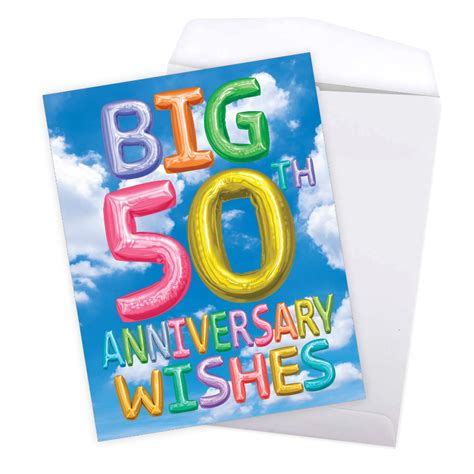 inflated messages 50 stylish milestone anniversary