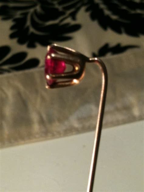 Stalking The Belle Époque Object Of The Day An Antique Ruby Stickpin
