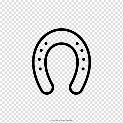 horseshoe drawing coloring book horse transparent background png