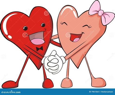 boy  girl hearts stock images image
