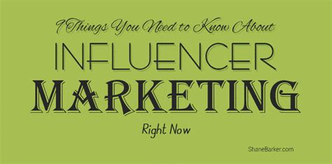 9 things you need to know about influencer marketing right now