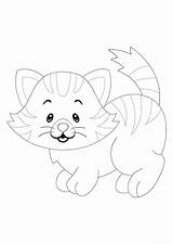 Tabby Coloring1 sketch template
