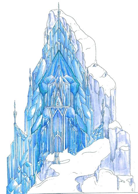 elsa castle frozen castle disney castle castle coloring page frozen