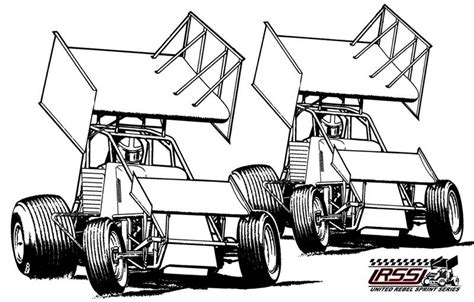 sprint car coloring pages cars coloring pages sprint cars race car