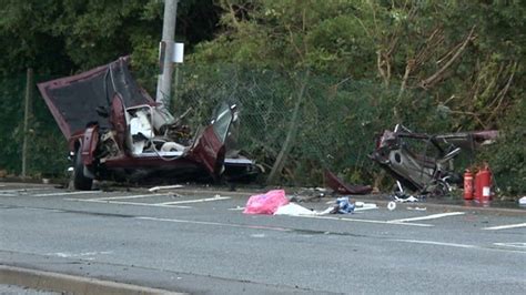 injured  car crash  bristols portway bbc news