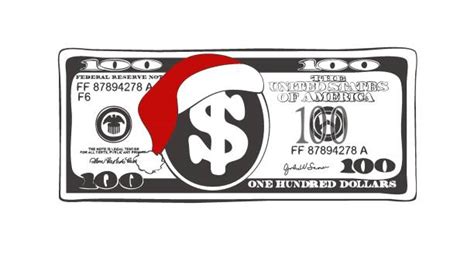 Santa Dollar Bill Illustrations Royalty Free Vector Graphics And Clip