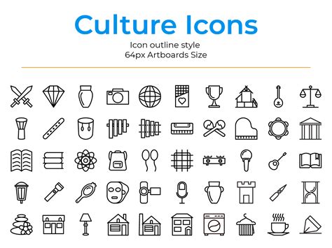 culture icons  rijal susanto  dribbble