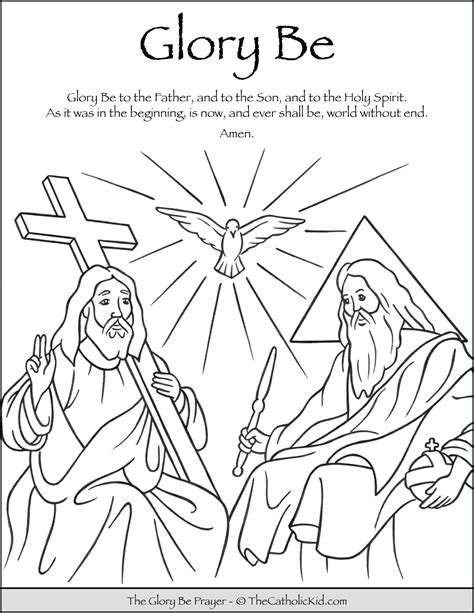 pray  holy rosary coloring page downloads coloring home